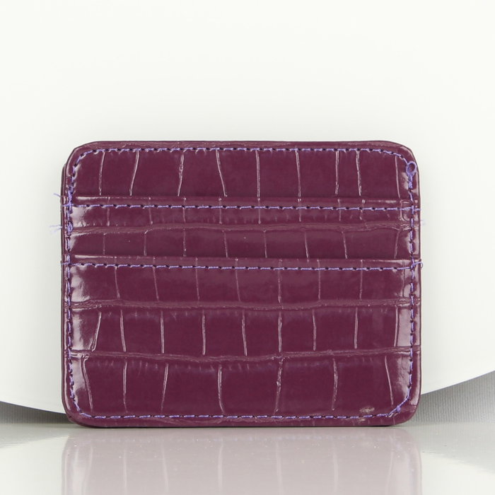 Zoozie Bags Cartera y Tarjetero de Piel Damson